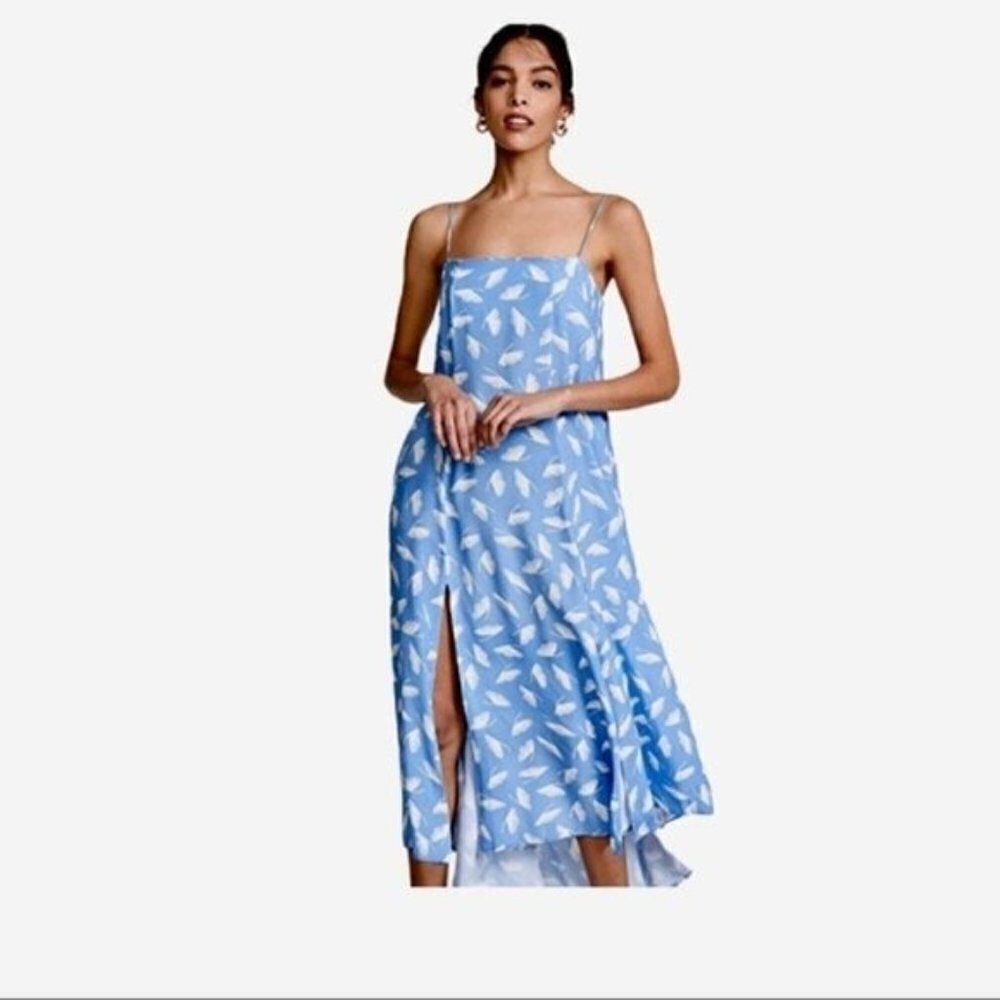 Anthropologie Capulet NWT Anabella Midi Dress In Ginkgo Size Small - Picture 14 of 15